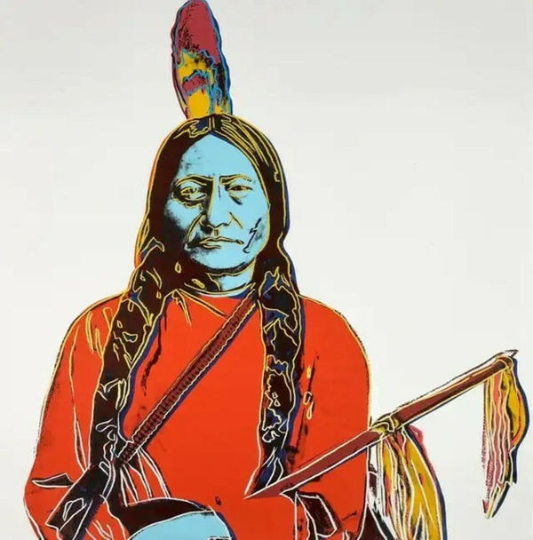 Andy Warhol, Sitting Bull (FS IIIA.70), 1986
