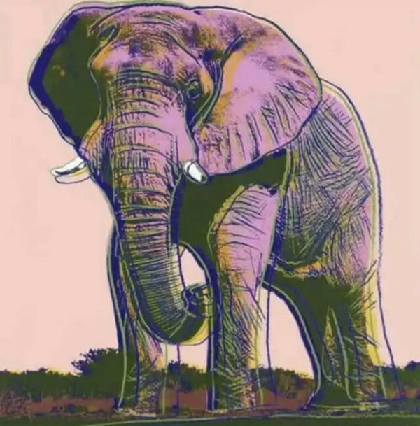 Andy Warhol, African Elephant (FS II.293), 1983