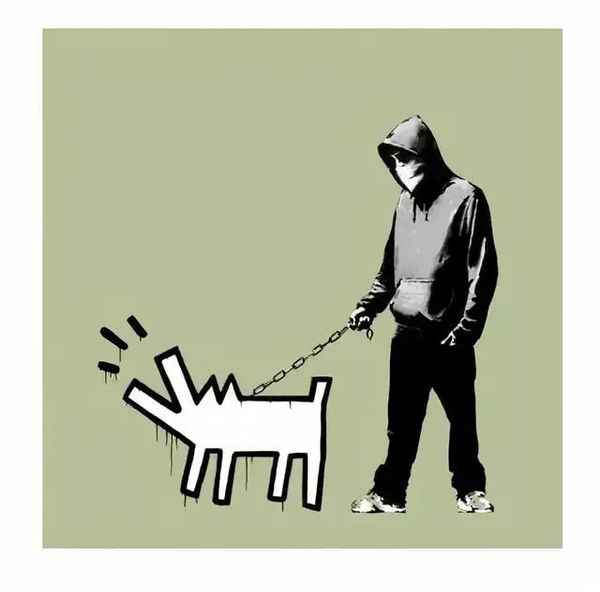 Banksy, Choose Your Weapon (Olive), 2010