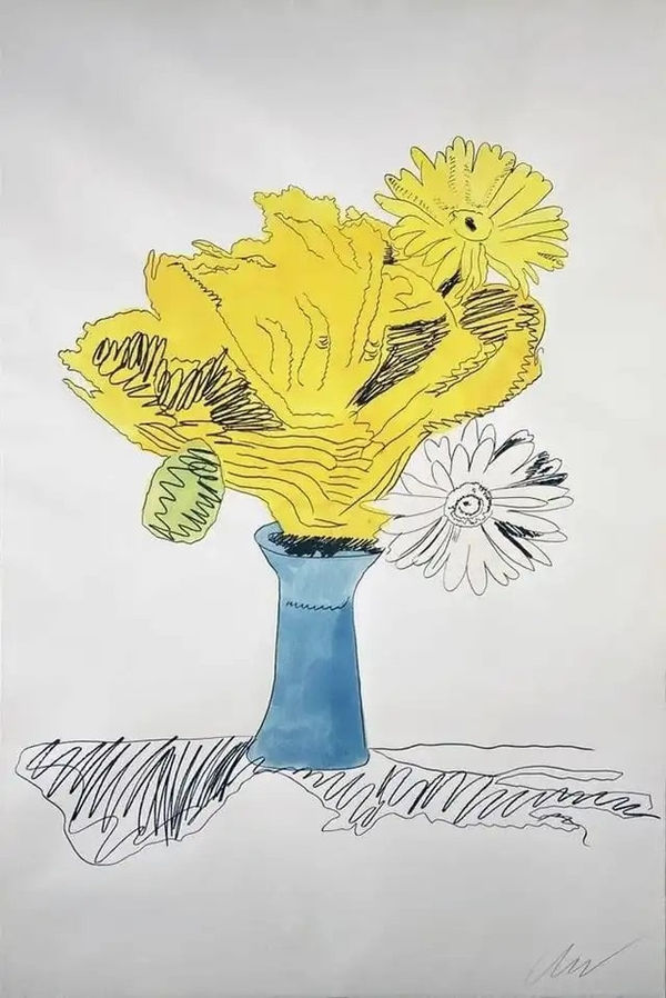 Andy Warhol, Flowers (Hand-Colored) (FS II.113), 1974