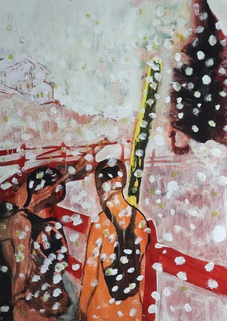 Peter Doig, D1-4 Road to Zermatt,, 2022