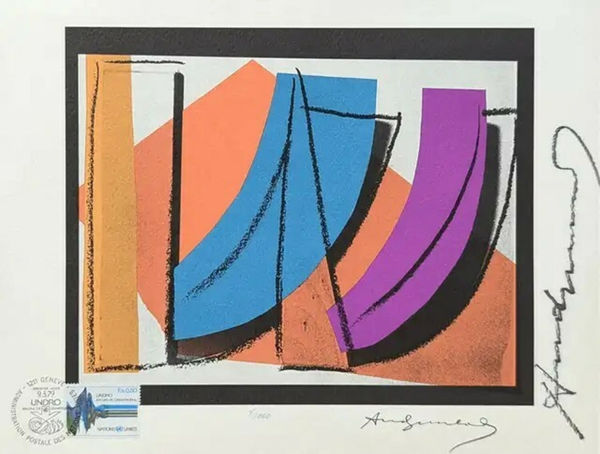 Andy Warhol, U.N. Stamp (FS II.185), 1979