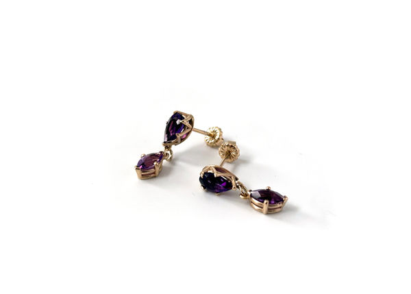 Aaron Decker, Queeen's Earrings - 2 Stone