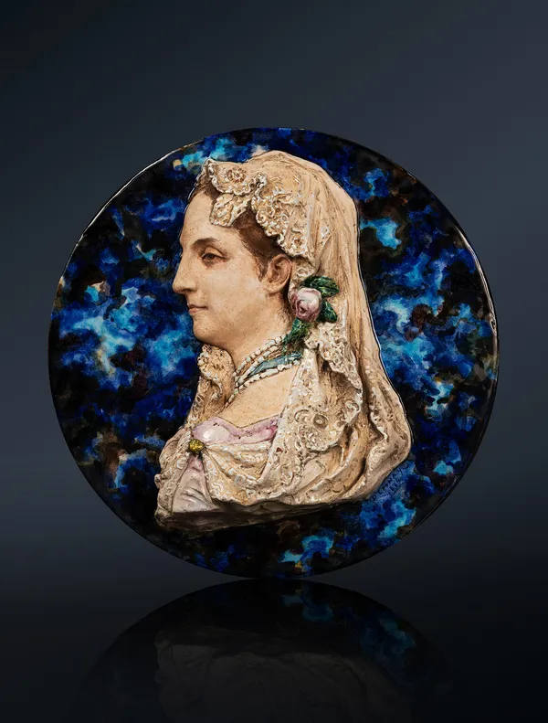 Prosper d'Epinay & Edmond Lachenal, Portrait of Princess Marie-Isabelle of Orléans, 1884-1889