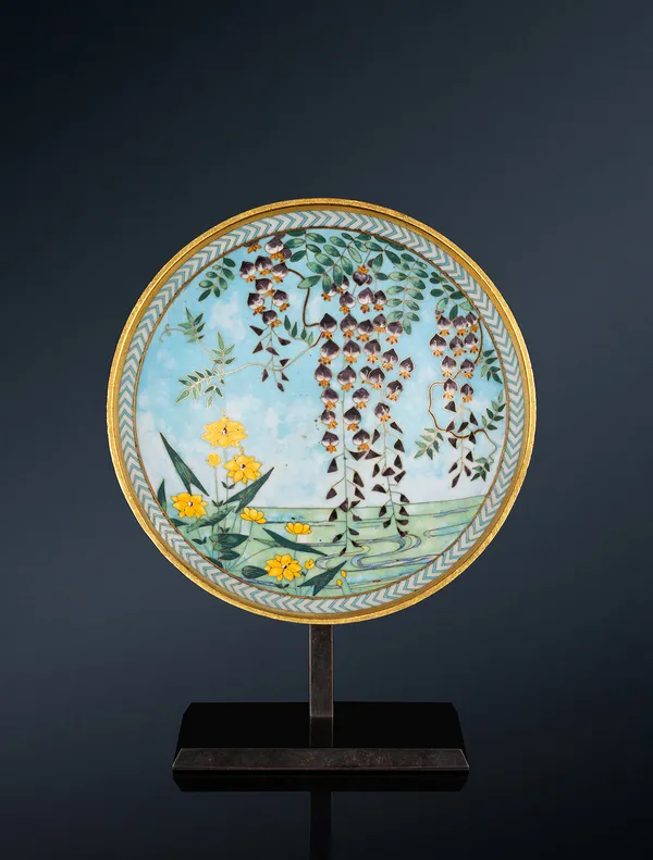 Émile Reiber & Christofle & Cie, ‘Wisteria’ cup, ca. 1874