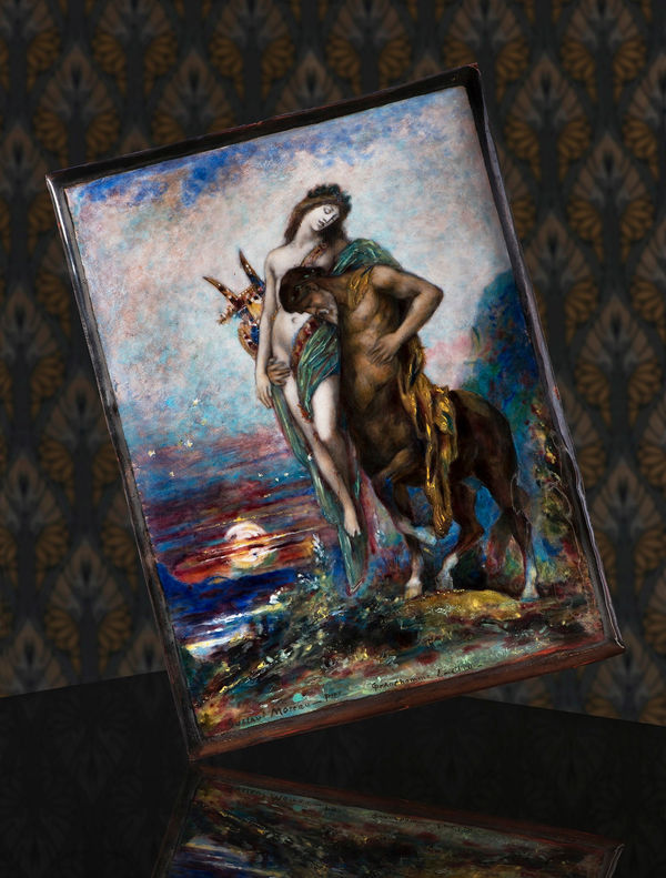 Paul Grandhomme et Gustave Moreau, 'Poète mort porté par un centaure', ca. 1895