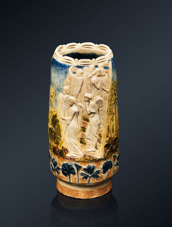 Sigrid Af Forselles, 'Jacob's Dream' Vase, 1900