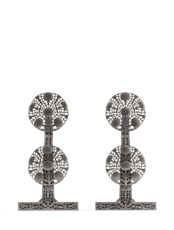 Ernest Gimson, Pair of firedogs, 1905