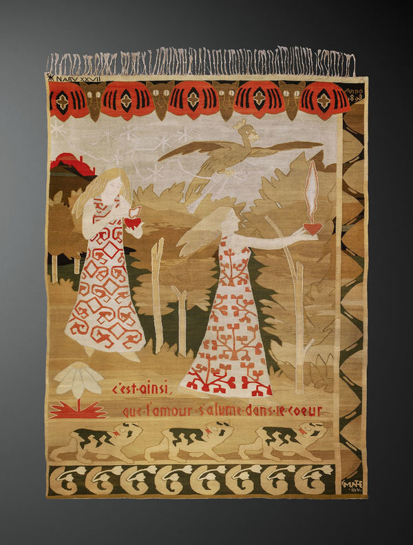 Gerhard Munthe, 'C'est Ainsi' tapestry, 1898