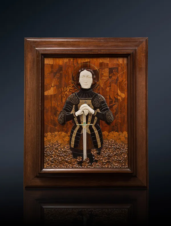 Gaspar Homar, 'Saint George' panel, 1907