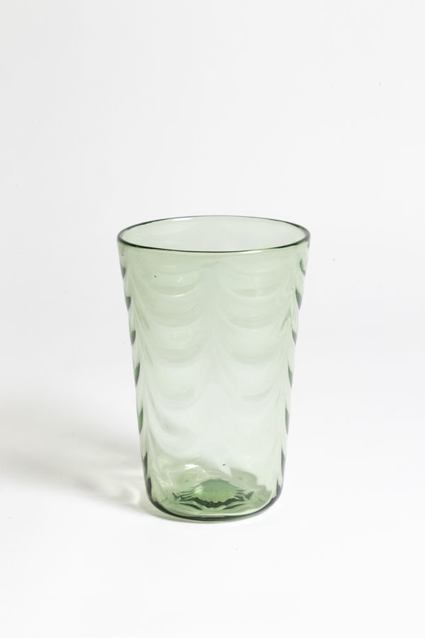 Sea Green Whitefriars Glass Vase