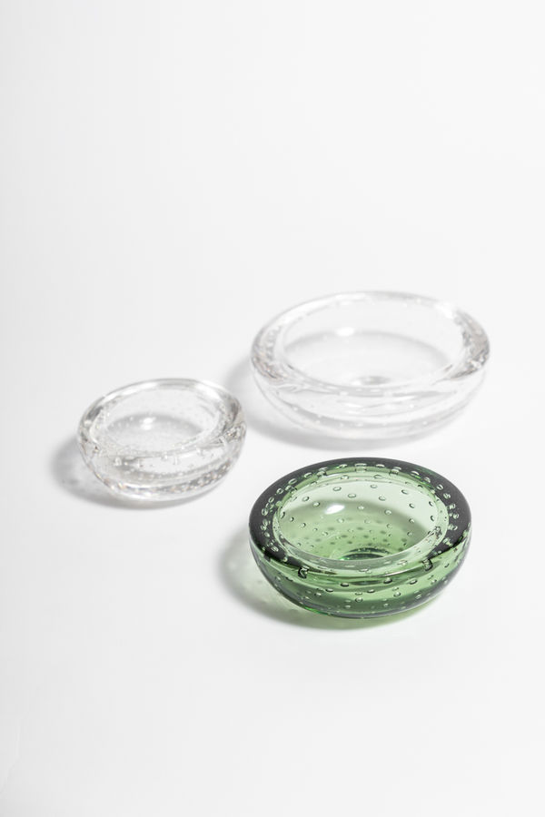 A Collection of Whitefriars Bubble Glass Bowls
