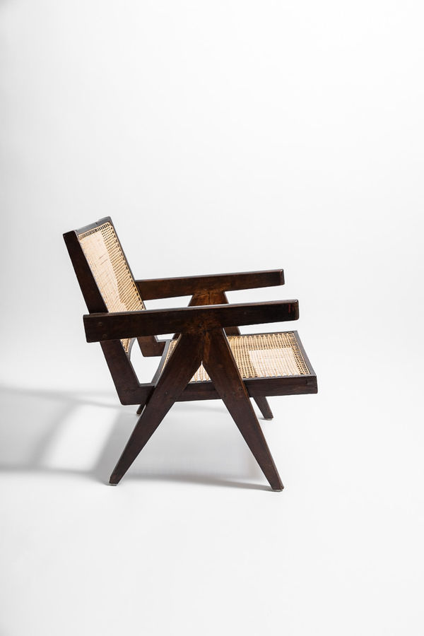 Pierre Jeanneret, "Easy Chair" in Sissoo by Pierre Jeanneret c.1955