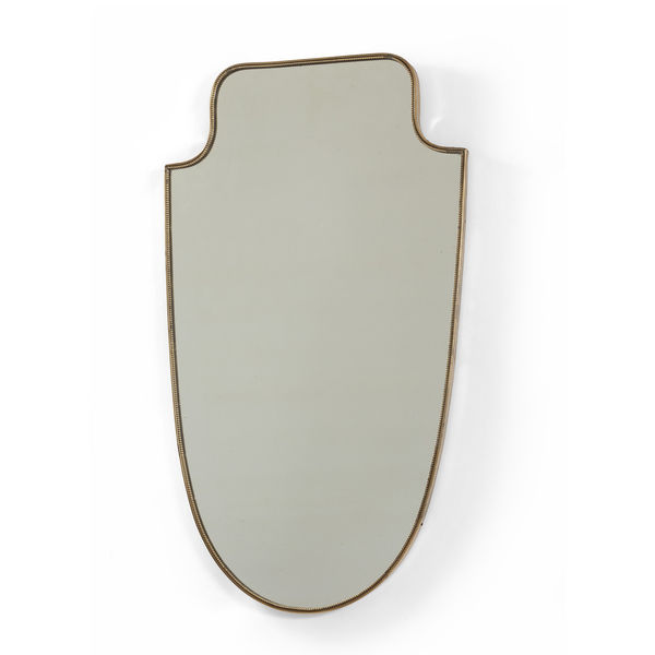 1950s Italian Mirror in the style of Gio Ponti