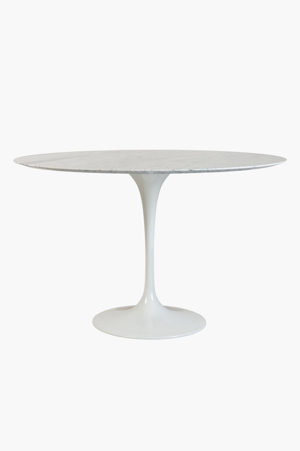 20th Century Carrara Marble Tulip Table by Eero Sarinen
