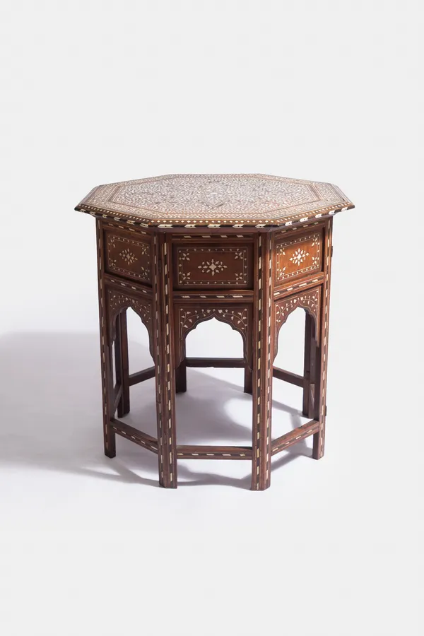 Late 19th Century Anglo Indian Hoshiarpur Octagonal Table