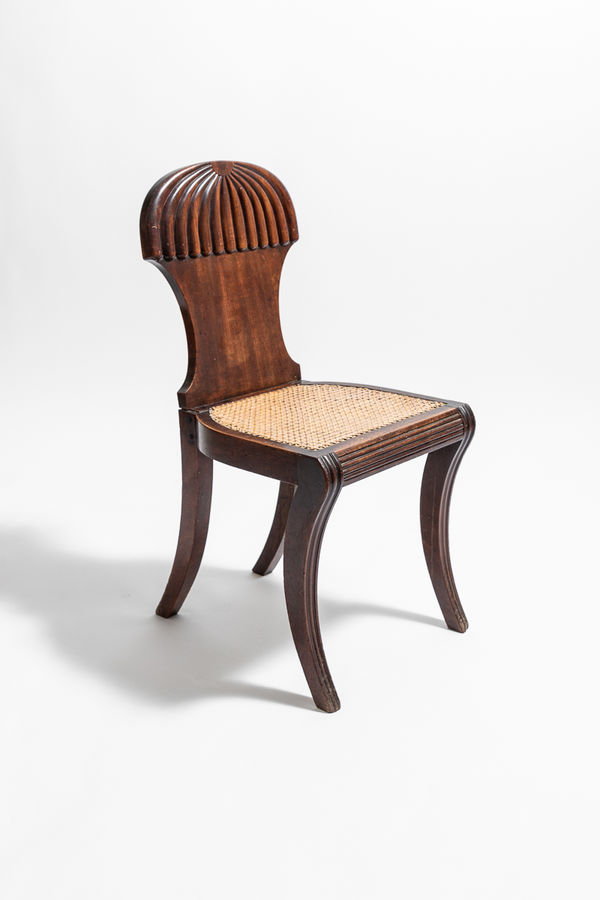 A Regency Mahogany Hall Chair by Gillows c.1815