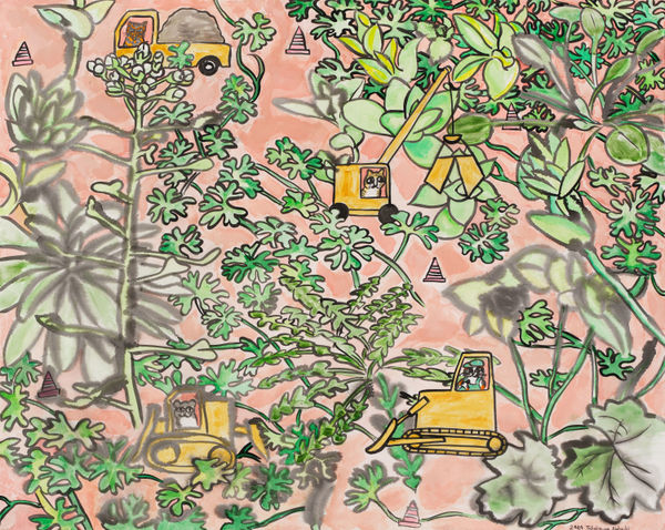 Nobuaki Takekawa, Cat Construction Site (Reclamation), 2024