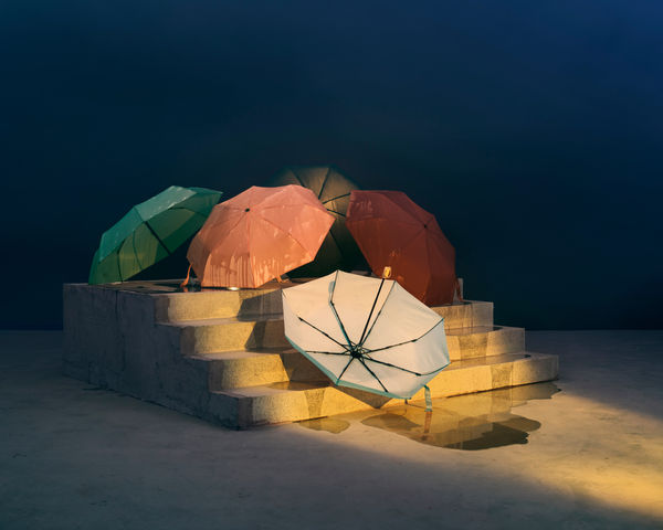 Chen Wei Flowers on the Steps, 2024 Archival Inkjet Print 150 x 187.5 cm