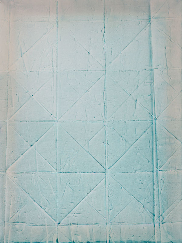 Guo-Liang Tan Untitled, 2024 Acrylic on aeronautical fabric, wood 61 x 45.5 cm