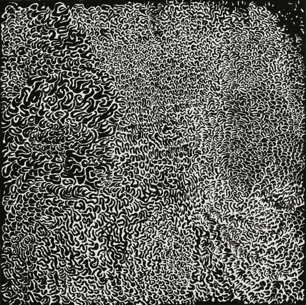 Yayoi Kusama SEEKING FOR LOVE OF HUMANITY, 2019 Acrylic on canvas 100 x 100 cm