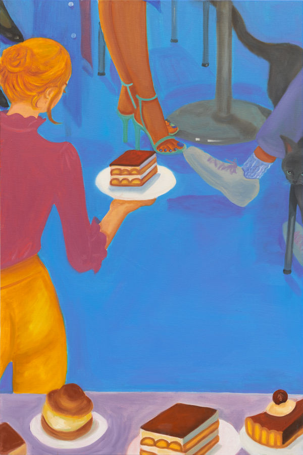 Maria Farrar Tiramisu, 2021 Oil on linen 120 x 80 cm