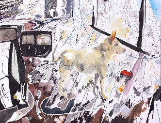 Chris Huen Sin-Kan Doodood, 2018 Oil on canvas 120 x 160 cm