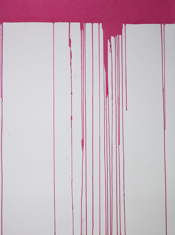 Tsuyoshi Hisakado crossfades #4 / window (blossom), 2020 Silkscreen, ink on paper 76.5 x 56 cm