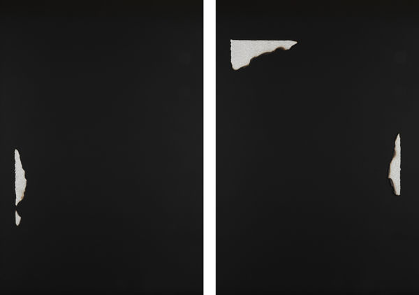 Tsuyoshi Hisakado crossfade #4 / collapse xix (force), 2020 Silkscreen, ink on paper Set of 2, 76.5 x 56 cm each