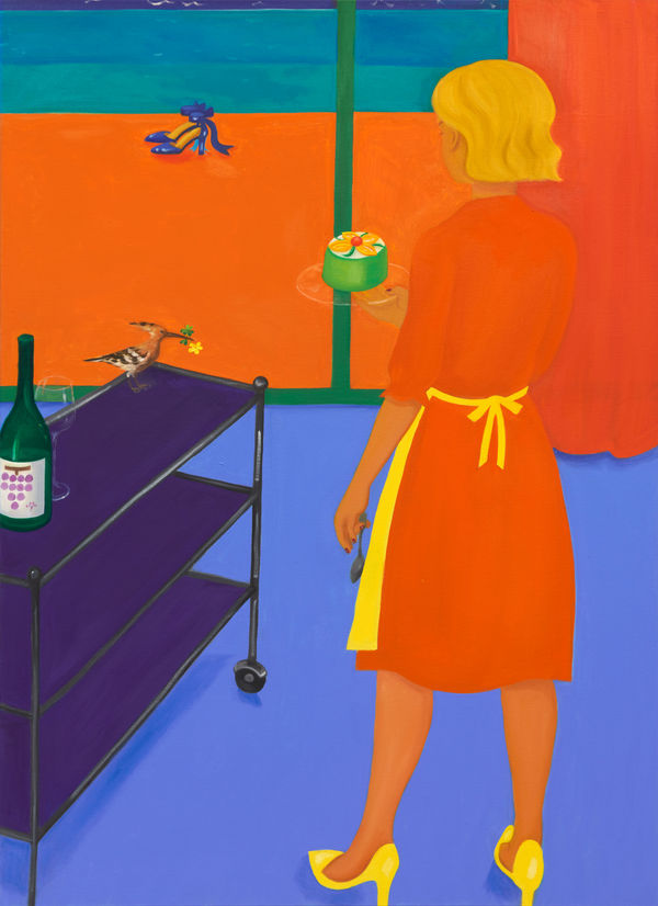 Maria Farrar Hoopoe, 2021 Oil on linen 180 x 130 cm