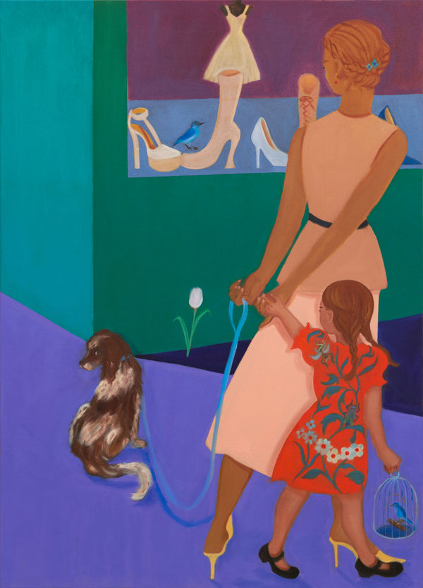 Maria Farrar Mother and Child, 2021 Oil on linen 180 x 130 cm