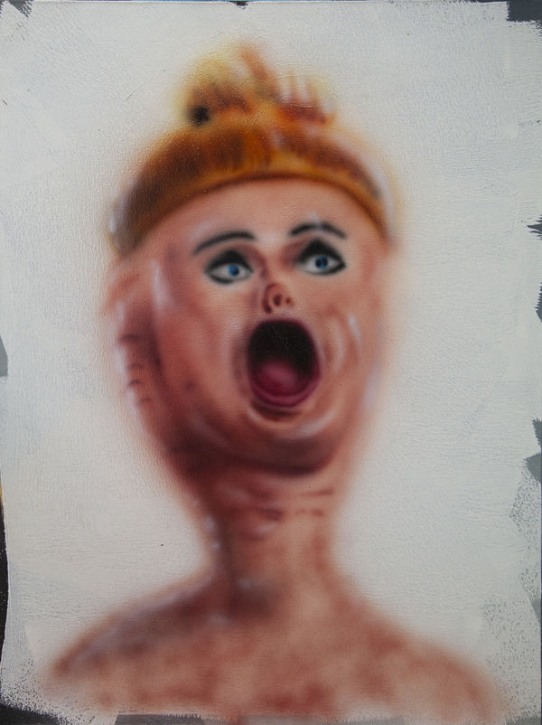 ¥ouada Girlfriend, 2019 Acrylic on canvas 80 x 60 cm