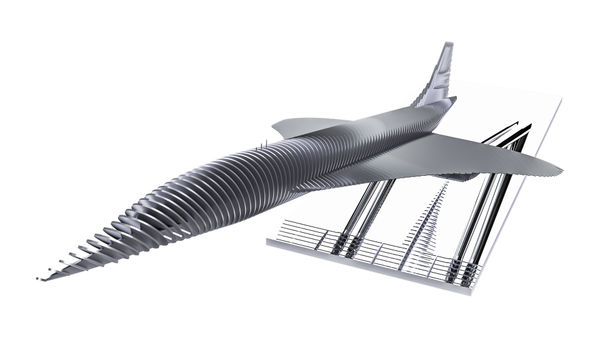 Antoine Dufilho, Airbus - Concorde - Raw Metal, ca. 2021