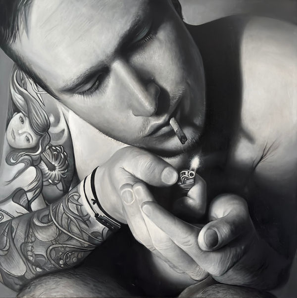 Clément Verdière, Autoportrait "Destruction créatrice" , 2022