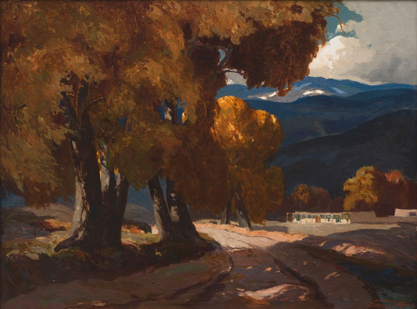 Fremont Ellis, Camino, El Rancho de San Sebastian, c. 1935