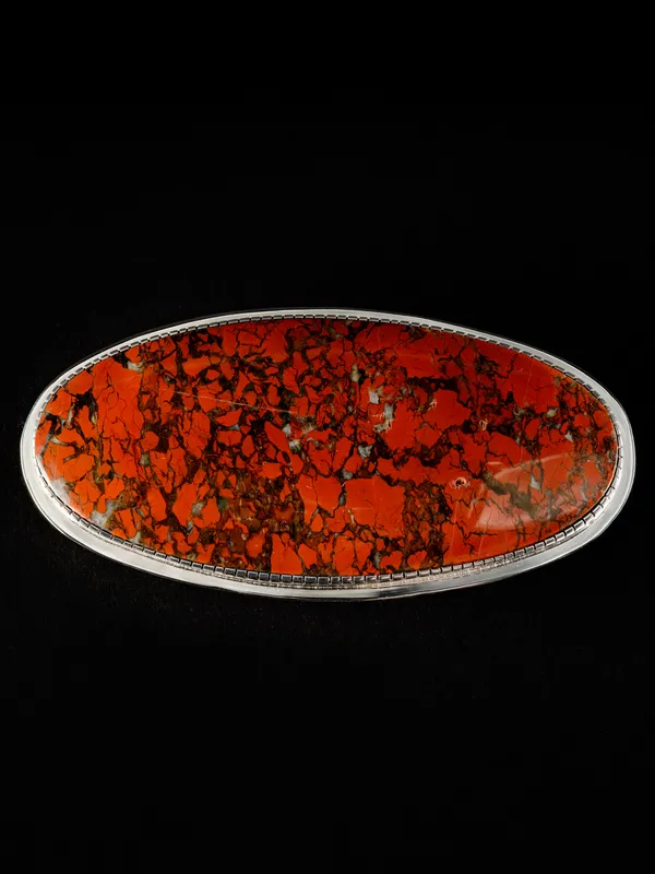 Yazzie Johnson and Gail Bird Belt Buckle, d. 2026 2 h x 4 w inches