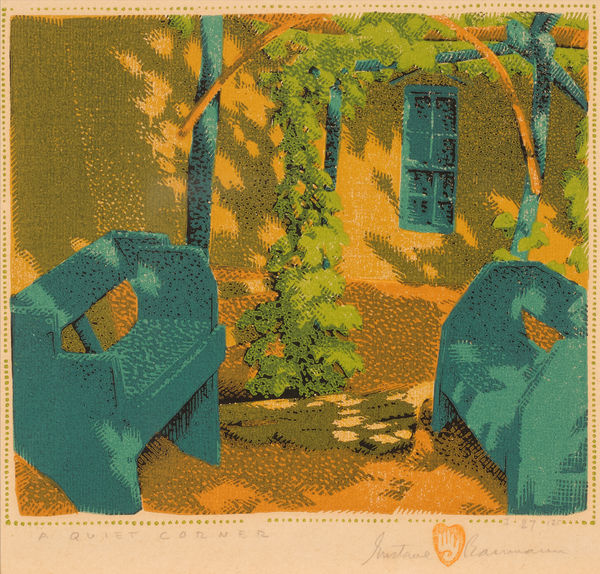 Gustave Baumann, A Quiet Corner