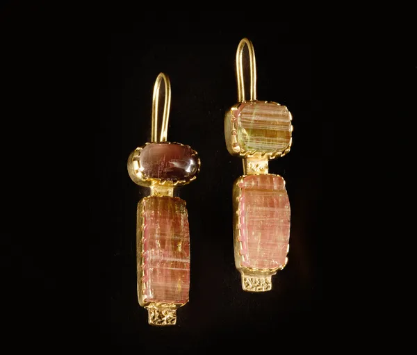 Yazzie Johnson and Gail Bird, Earrings, d. 2026