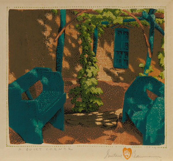 Gustave Baumann, A Quiet Corner