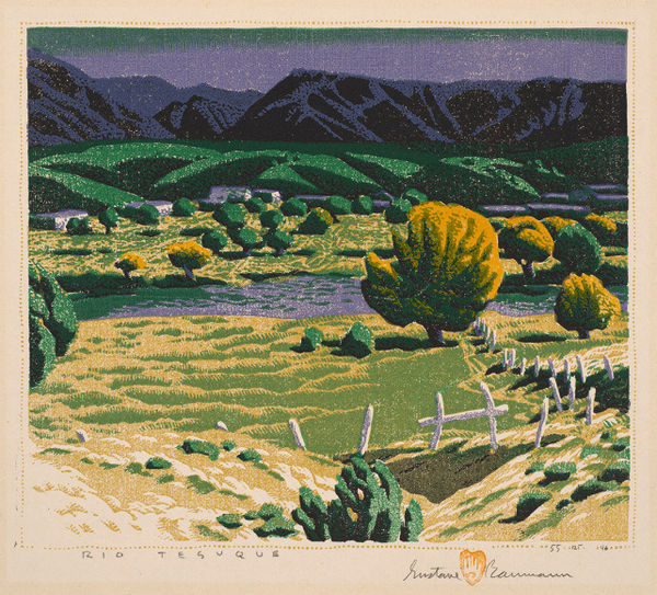 Gustave Baumann, Rio Tesuque, d. 1946