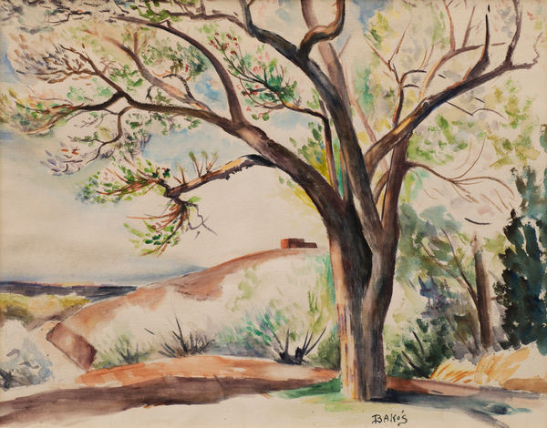 Jozef Bakos, Cottonwood, McCormick House, Nambe