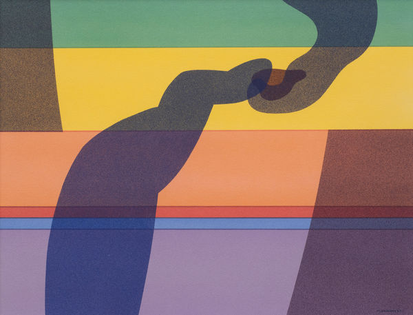 Raymond Jonson, Watercolor No. 1 - 1953, d. 1953