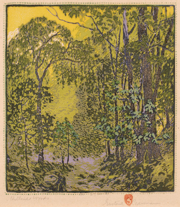 Gustave Baumann, Hillside Woods, d. 1925