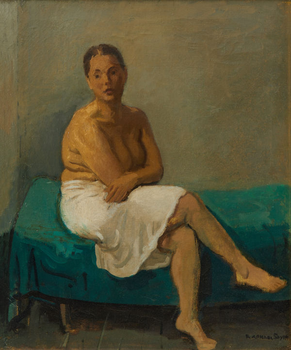 Raphael Soyer, Seated Model, c. mid 1950s