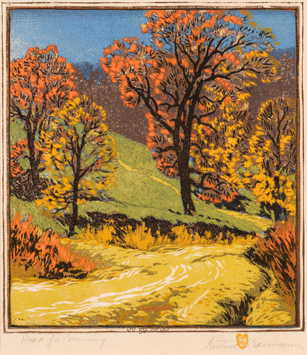 Gustave Baumann, Road of a Morning, d. 1916