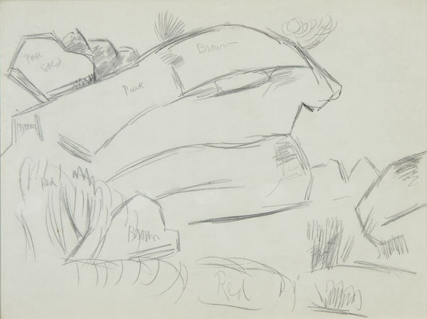 Marsden Hartley, Rocks, Dogtown, c. 1932-34
