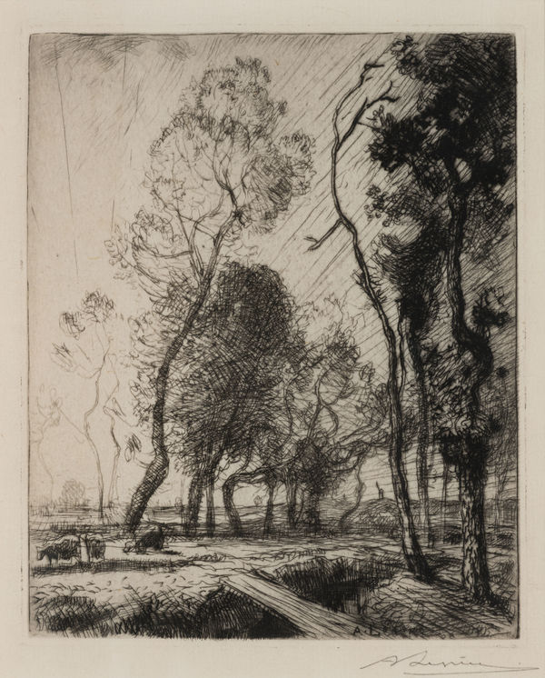 Auguste Lepere, Coucher de Soleil, d. 1908