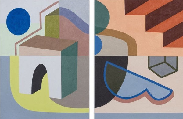 Patricia Rubio, Cycle (diptych), 2022