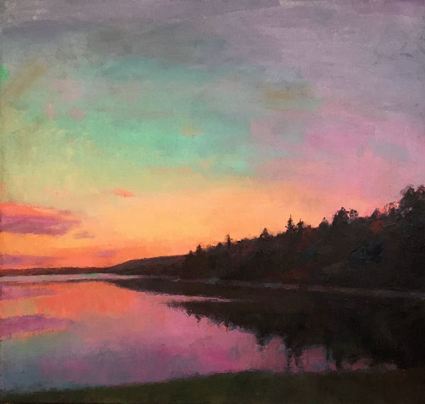 Larry Horowitz, Dusk on North Lake, 2023