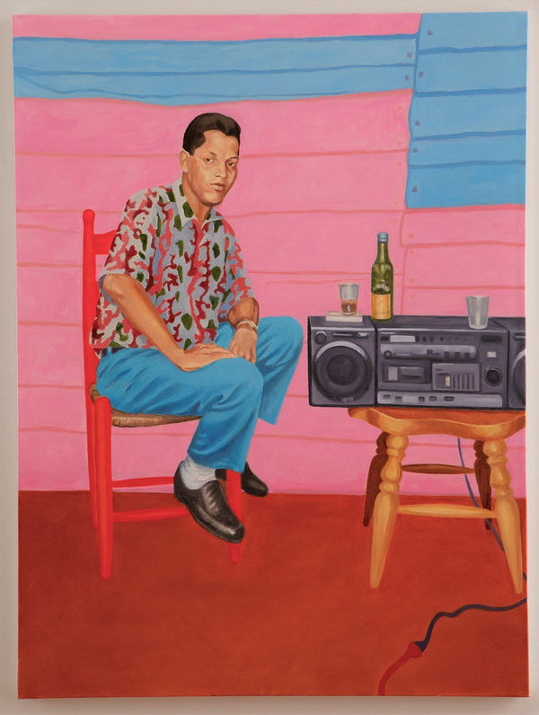 Delvin Lugo Sunday Best, 2020 Oil on canvas 30 x 40 in 76.2 x 101.6 cm